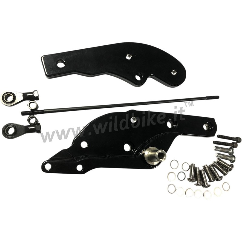 KIT D'EXTENSION DE COMMANDE AVANCÉE + 3" NOIR HARLEY DAVIDSON SOFTAIL M-EIGHT 18-22