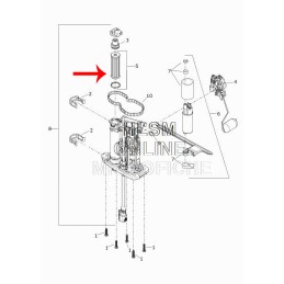 KIT DE FILTRE À CARBURANT OEM 61200058 HARLEY DAVIDSON SOFTAIL M-EIGHT 18-22
