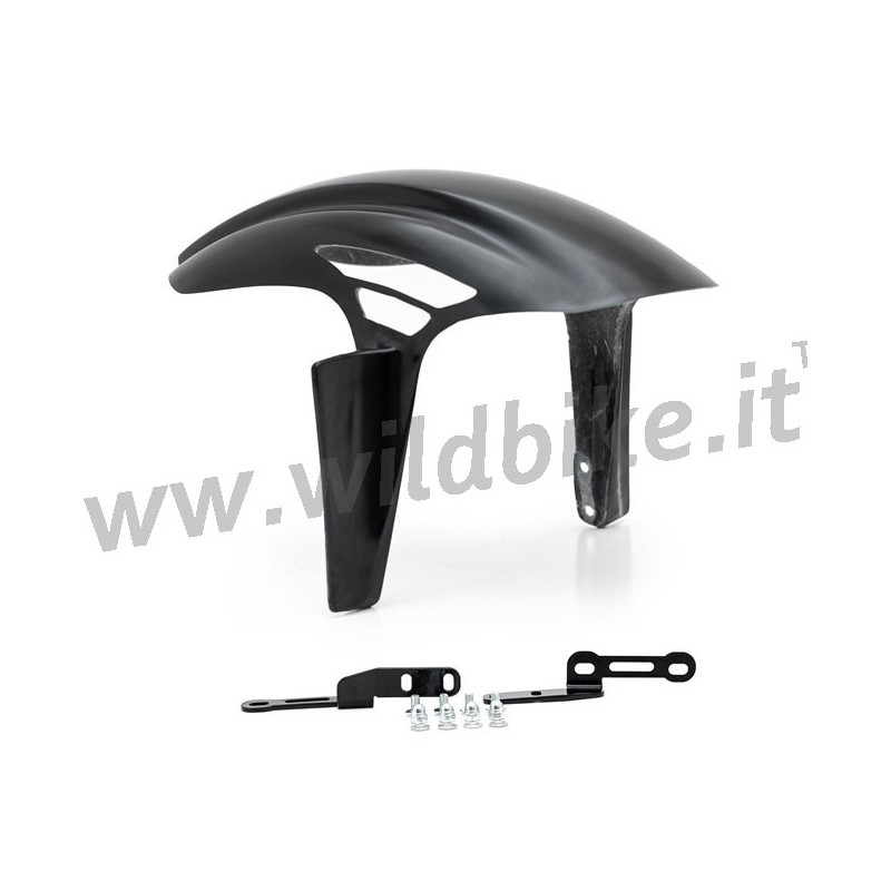 PARAFANGO ANTERIORE AGGRESSOR NERO HARLEY DAVIDSON FXFB/S SOFTAIL FAT BOB 18-22