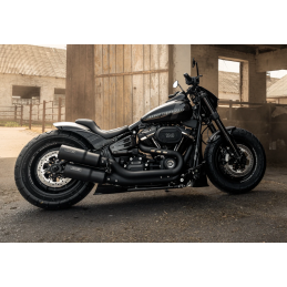 BLACK AGGRESSOR FRONT FENDER HARLEY DAVIDSON FXFB/S SOFTAIL FAT BOB 18-22