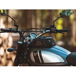 BORSA DA SERBATOIO MAGNETICA LEGEND LT1 NERA PER MOTO CUSTOM E HARLEY DAVIDSON