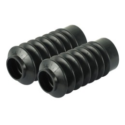 SOFFIETTI PARAPOLVERE NERI PER FORCELLA DA 39 MM 7 "HARLEY DAVIDSON XL SPORTSTER 96-20