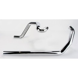 AUSPUFFANLAGEN KOLLEKTOREN BASSANI TRUE DUALS CHROM HARLEY DAVIDSON FLH FLT TOURING 95-08
