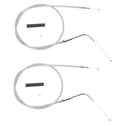 CAVI ACCELLERATORE AEREONAUTICI IN ACCIAIO PER HARLEY XL SPORTSTER '96-'06