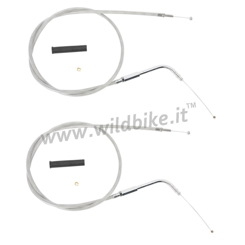 THROTTLE CABLE Stahl AIRCREW für HARLEY XL SPORTSTER ' 96-' 06