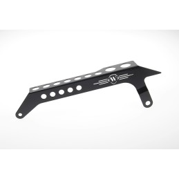 COPRI CINGHIA SUPERIORE CULT WERK FORATO NERO HARLEY DAVIDSON FXD DYNA 06-17