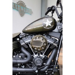 ROUND AIR CLEANER COVER CULT WERK HARLEY DAVIDSON SOFTAIL M-EIGHT 18-23