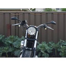 INTEGRATED CREE LED TURN SIGNALS MULTIFUNCTIONAL KIT BLACK CUSTOM MOTORCYCLE AND HARLEY DAVIDSON