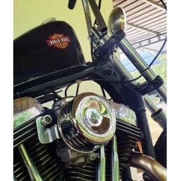 FILTRE A AIR KIT TC BROS LOUVERED CHROME POUR HARLEY DAVIDSON XL SPORTSTER 91-21