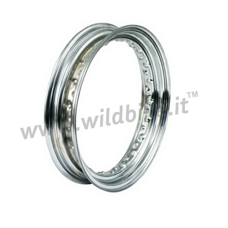 CERCHIO IN ACCIAIO CROMATO 40 RAGGI 3.0 X 16" SMV PER HARLEY DAVIDSON