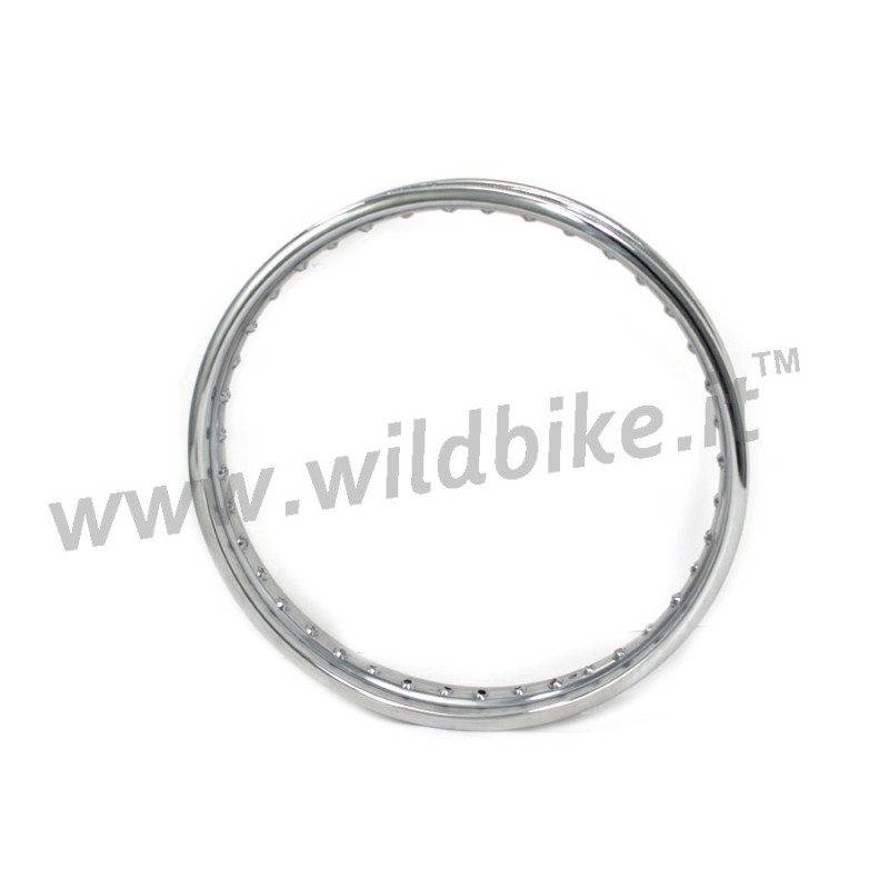 CERCHIO IN ACCIAIO CROMATO 40 RAGGI 19" X 1.85" PER HARLEY DAVIDSON