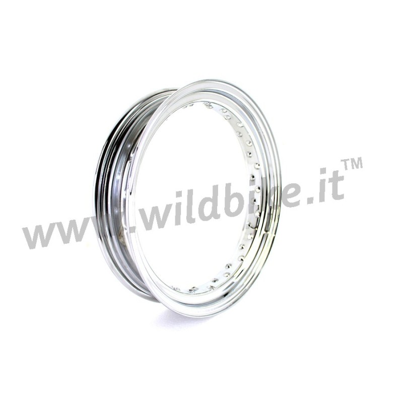 CERCHIO IN ACCIAIO CROMATO 40 RAGGI 18" X 3.50" PER HARLEY DAVIDSON