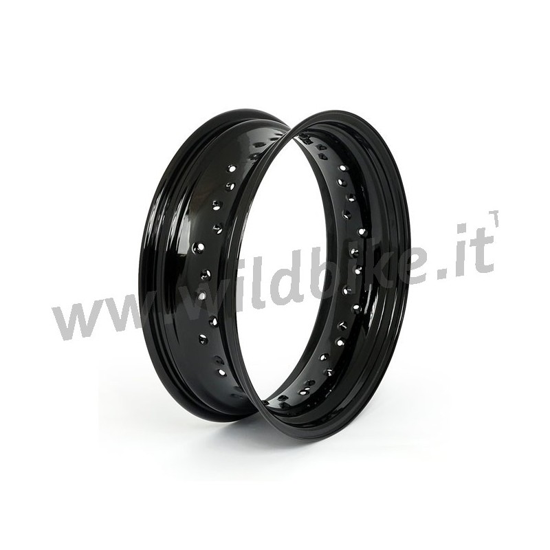 ROUE ACIER NOIR 40 RAYONS 5" x 16" POUR HARLEY DAVIDSON