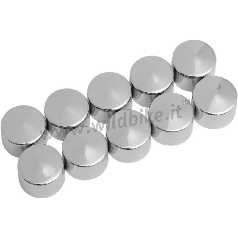 CHROME BOULONS DU COUVERCLE DE 7/16" M11 HEX HARLEY DAVIDSON ET MOTO CUSTOM