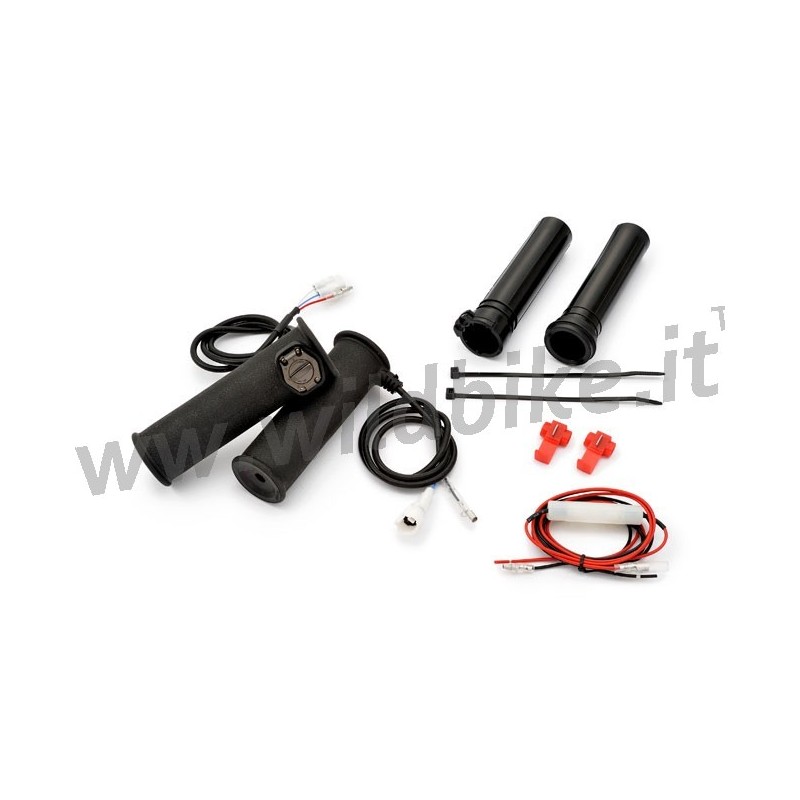 BLACK HEATED GRIPS MCS COMFORT FOR HARLEY DAVIDSON 86-21