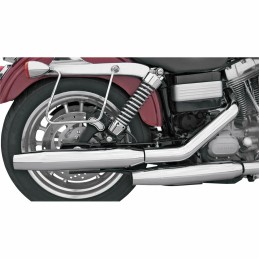 EXHAUSTS MUFFLERS SLIP-ON UNIVERSAL CHROMED TAPERED FOR MOTORCYCLE CUSTOM