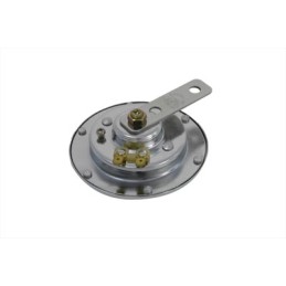 CHROM HORN CROSS DE LUXE 116 DB SLOTED 4" für Motorräder und HARLEY DAVIDSON