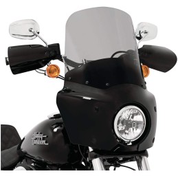 WINDSCHUTZSCHEIBE SUPERIOR 15" 38 CM SCHWARZ GERÄUCHERT FÜR ROAD WARRIOR FAIRING