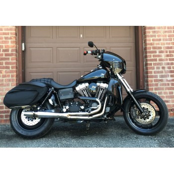 PARE-BRISE CARENAGE ARLEN ARLEN NESS® ORIGINAL LOUVERED POUR MOTO CUSTOM ET HARLEY DAVIDSON