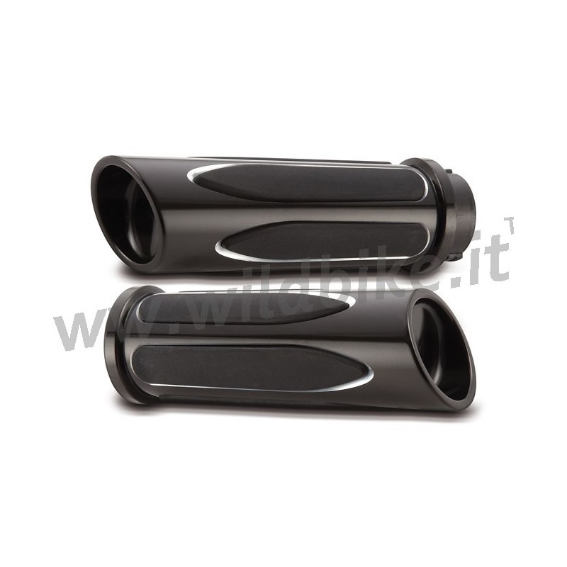 BLACK GRIPS ARLEN NESS® DEEP CUT FOR HARLEY DAVIDSON