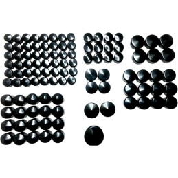 BLACK BOLT COVER KIT ENGINE HARLEY DAVIDSON SOFTAIL M-EIGHT 18-24