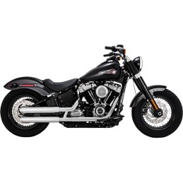 POT DÉCHAPPEMENTS VANCE & HINES SLIP-ON 3" CHROME HARLEY DAVIDSON SOFTAIL 2018-25