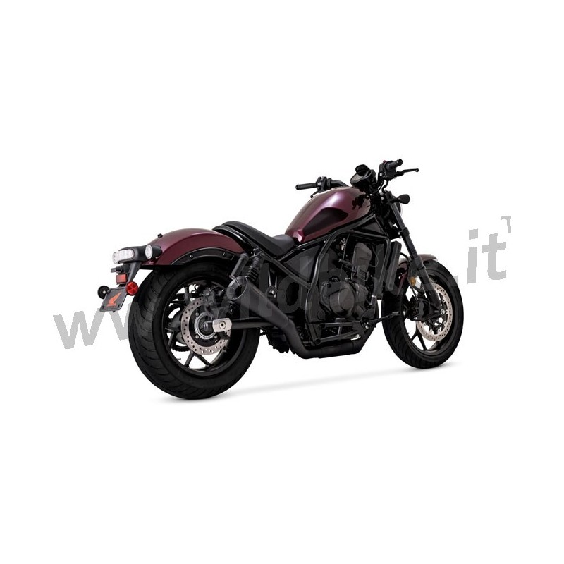 SCARICO MARMITTA SLIP-ON VANCE & HINES UPSWEEP NERO OPACO HONDA CMX 1100 ABS REBEL