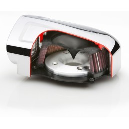 FILTRO ARIA COBRA POWRFLO CROMATO HARLEY DAVIDSON SOFTAIL 2018-24