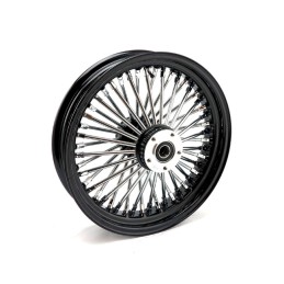ROUE ARRIERE RADIAL 48 BIG SPOKE 3.50 x 16 NOIR/CHROME TUV DISQUE DE FREIN SIMPLE HARLEY DAVIDSON