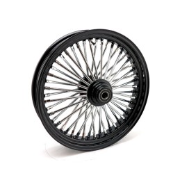 RADIAL 48 BIG SPOKE FRONT WHEEL 3.50 x 18 SF BLACK TUV HARLEY DAVIDSON