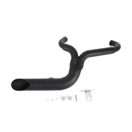 AUSPUFF WYATT GATLING® 2IN1 TURN-OUT SCHWARZEN HARLEY DAVIDSON FXD DYNA 06-17