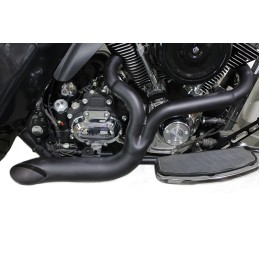 SCARICO WYATT GATLING® 2IN1 TURN-OUT NERO OPACO HARLEY DAVIDSON FXD DYNA 2006-2017