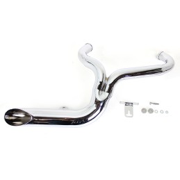 AUSPUFF WYATT GATLING® 2IN1 TURN-OUT CHROM HARLEY DAVIDSON FXD DYNA 2006-2017