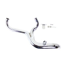 SCARICO WYATT GATLING® 2IN1 TURN-OUT CROMATO HARLEY DAVIDSON FXD DYNA 2006-2017