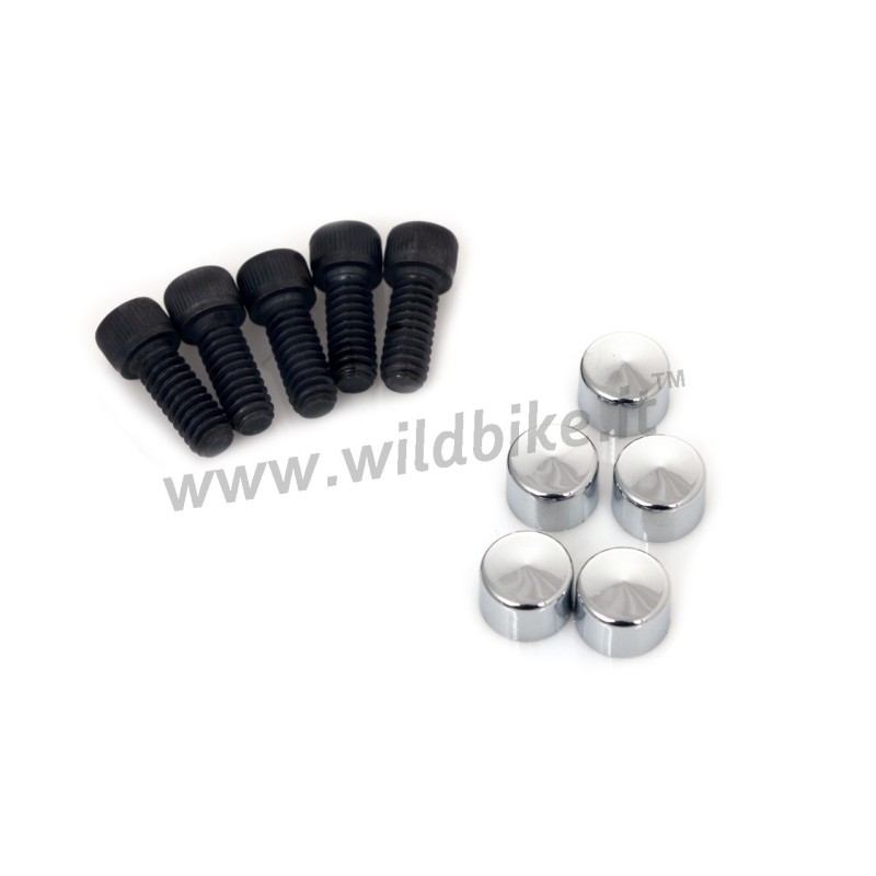 BOLT SET DERBY COVER CHROME FOR HARLEY DAVIDSON BIG TWIN/TWIN CAM 99-17