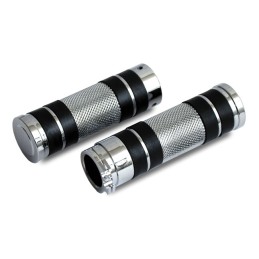 GRIFFE ALUMINIUM KNURLED FÜR HARLEY DAVIDSON MOTORRÄDER 80-21