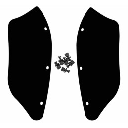 WIND DEFLECTORS BLACK BATWING FAIRING MOTORCYCLE