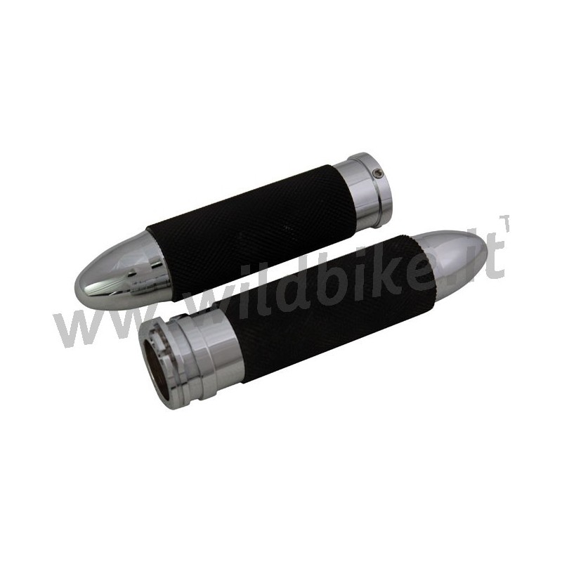 GRIFFE ALUMINIUM BULLET CHROM FÜR HARLEY DAVIDSON MOTORRÄDER 80-21