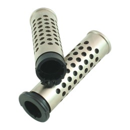 ALUMINIUM GRIPS SHOOTER SILENCER FOR HARLEY DAVIDSON MOTORCYCLES 80-21
