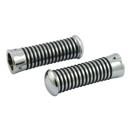 MANOPOLE IN ALLUMINIO O-RING CROMATE PER MOTO HARLEY DAVIDSON 80-21