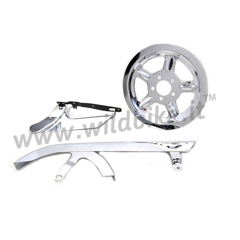 COUVERCLE DE TRANSMISSION KIT CHROME HARLEY DAVIDSON XL SPORTSTER 04-21