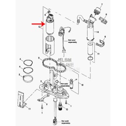 FUEL PUMP REPL. OEM 75305-07A EFI INJECTION HARLEY DAVIDSON XL SPORTSTER 07-21