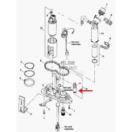 UNITÉ DE CAPTEUR DE NIVEAU DE CARBURANT OEM 75302-07B HARLEY DAVIDSON XL SPORTSTER 07-21