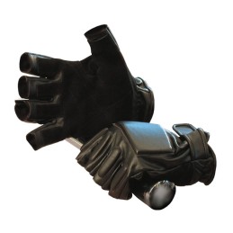 GANTS EN CUIR HOMME COMFORT DEMI-DOIGHT ARMY SURPLUS POUR MOTO