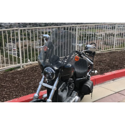WINDSHIELD RIO GRANDE 19" SPORTSHIELD SOLAR GREY HARLEY DAVIDSON XL SPORTSTER 83-21