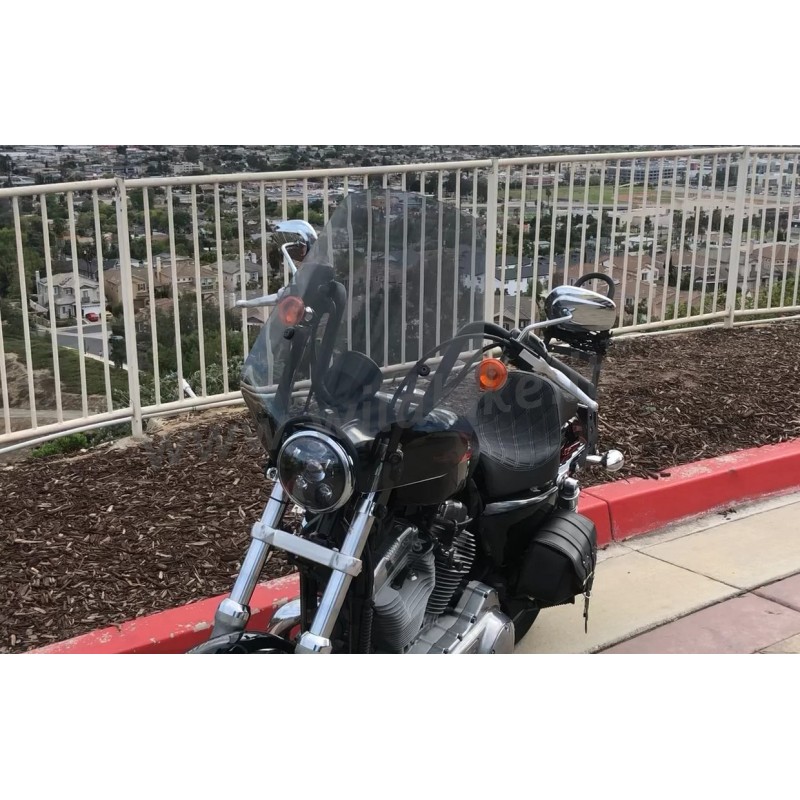 PARE-BRISE SPORTSHIELD RIO GRANDE 19" GRIS SOLAR HARLEY DAVIDSON XL SPORTSTER 83-21