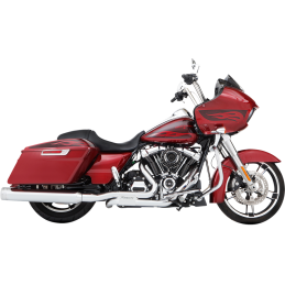 AUSPUFF SCHALLDÄMPFER SLIP-ON 4.5" EU ZULASSUNG RINEHART TRADITION CHROM HARLEY DAVIDSON FLH FLT TOURING 2017-2021