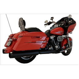 AUSPUFFANLANGEN TAB SLIP-ON B.A.M. 4.5" SCHWARZEN HARLEY DAVIDSON FLH/FLT TOURING 17-21
