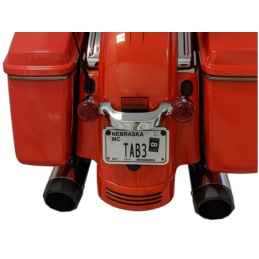 POT DÉCHAPPEMENTS TAB SLIP-ON B.A.M. 4.5" CHROME HARLEY DAVIDSON FLH FLT TOURING 2017-2025