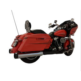 POT DÉCHAPPEMENTS TAB SLIP-ON B.A.M. 4.5" CHROME HARLEY DAVIDSON FLH FLT TOURING 2017-2025